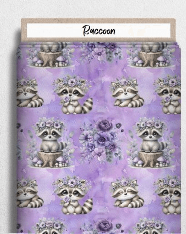 Plaid personnalisé raccoon