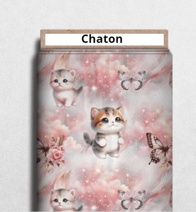 Couverture personnalisé chaton