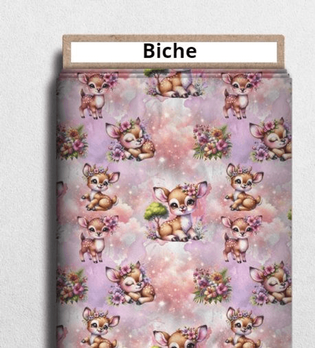 Plaid personnalisé biche