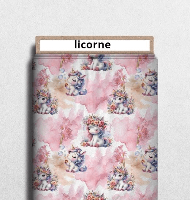 Couverture personnalisé Licorne