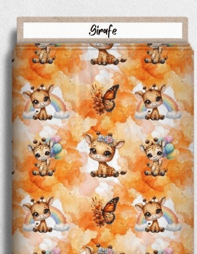 Couverture personnalisé Girafe