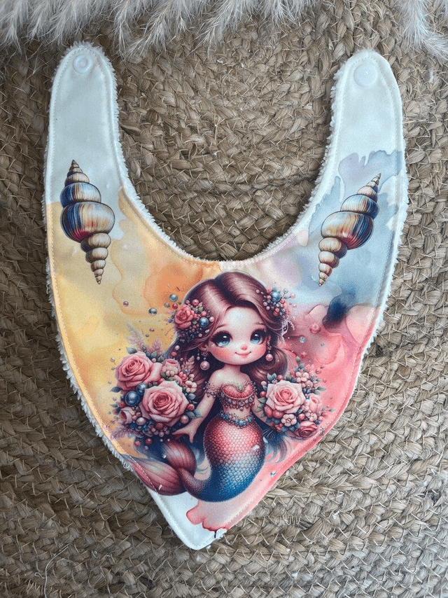 Bavoir sirène 01