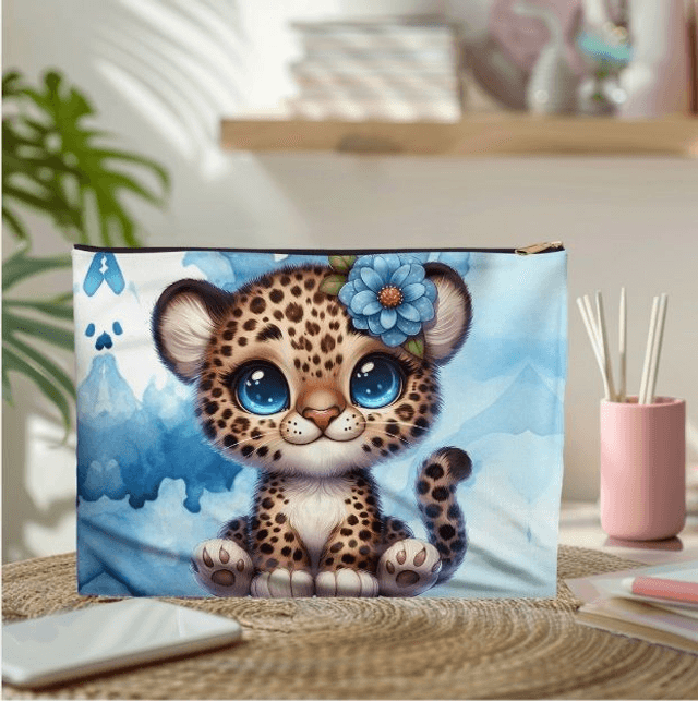 Pochette/trousse Leopard