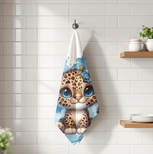 Serviette leopard