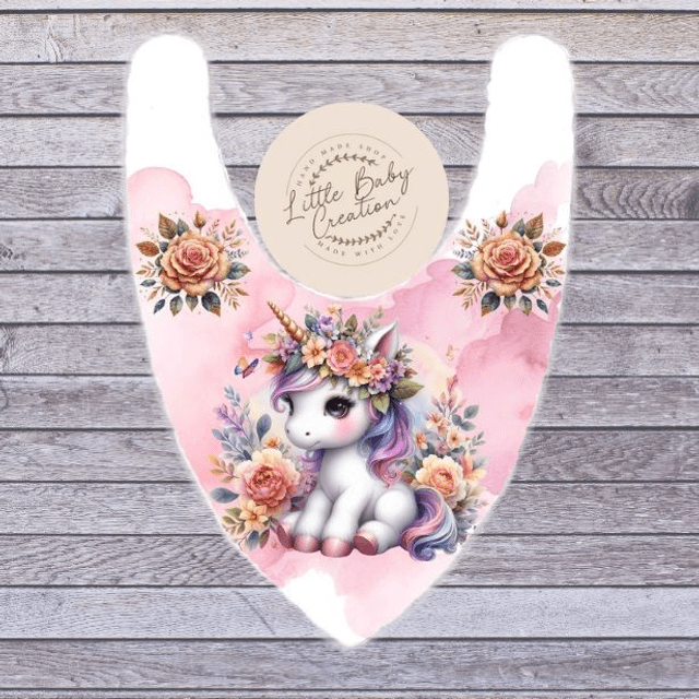 Bavoir licorne