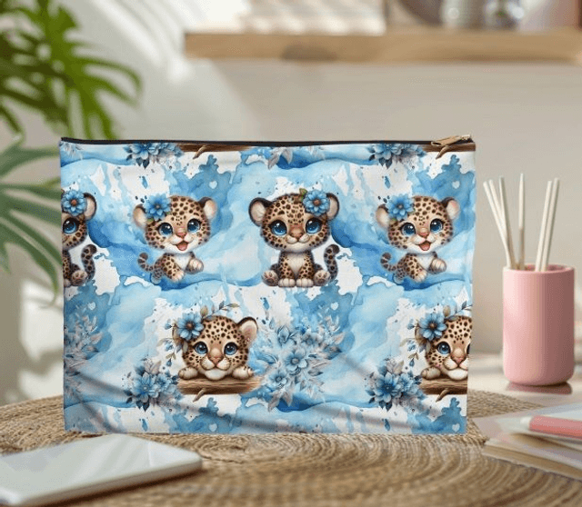 Pochette/trousse Leopard 