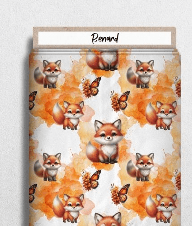 Plaid personnalisé renard