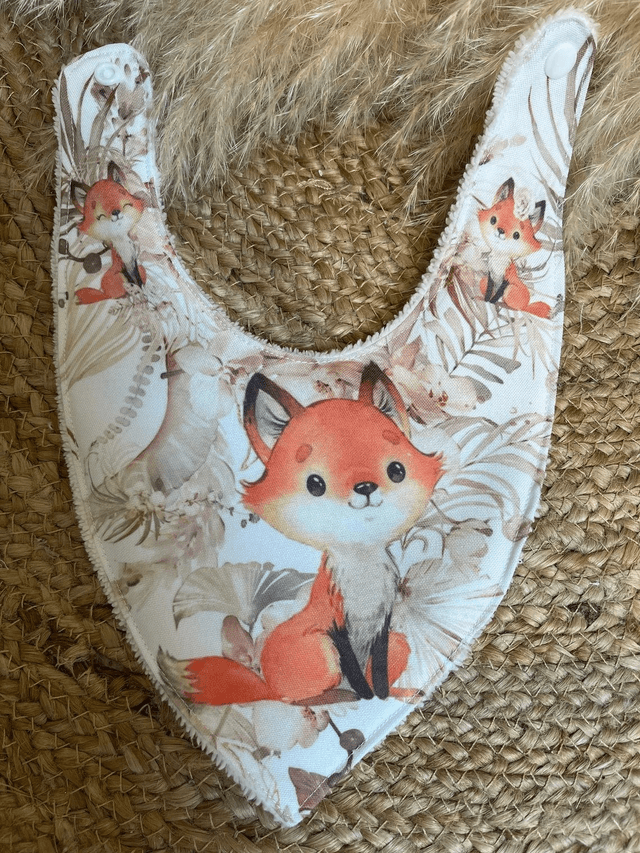 Bavoir renard boho