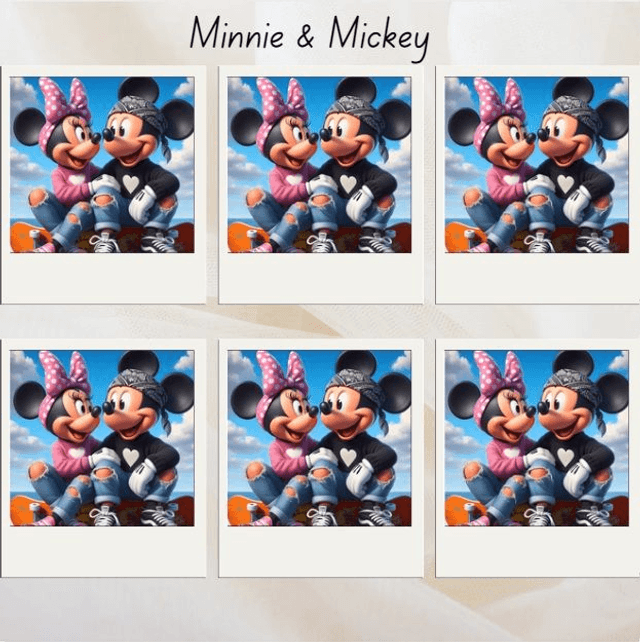 Lingettes Minnie et Mickey