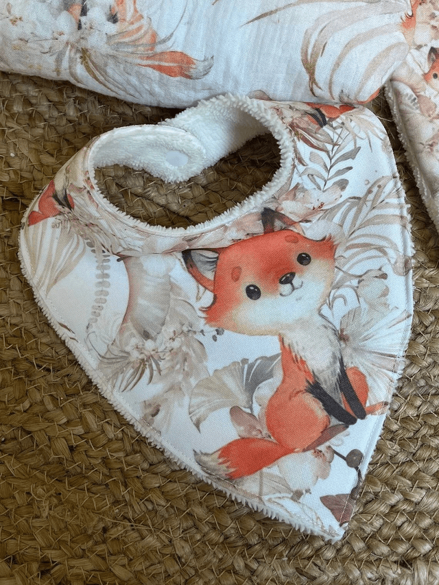 Bavoir renard boho