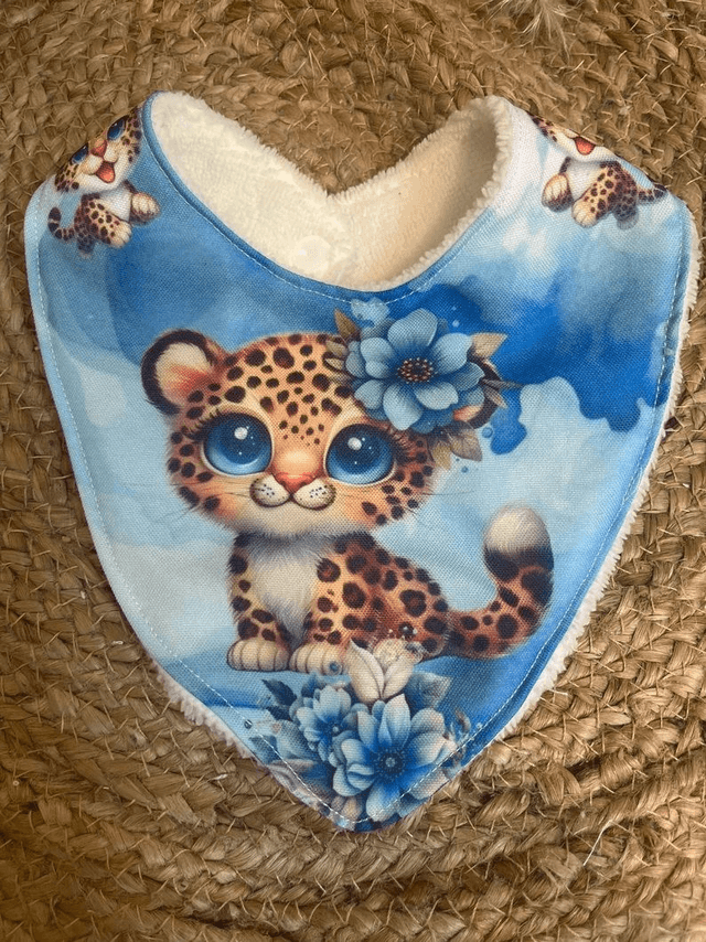 Bavoir leopard