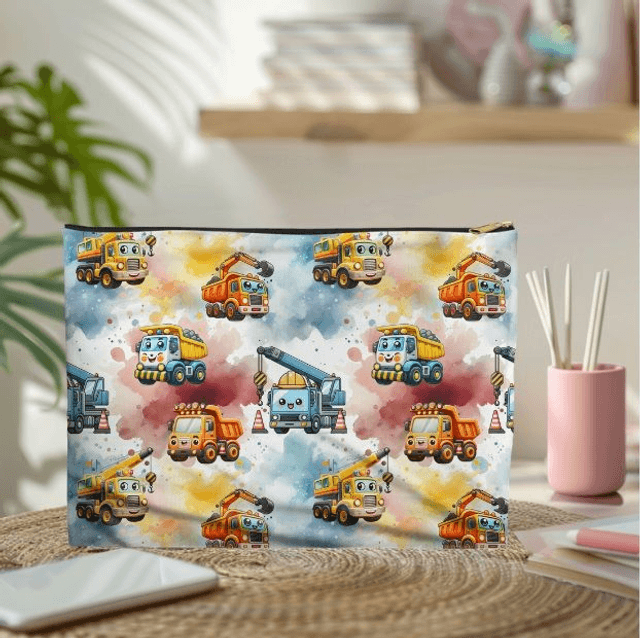 Pochette/trousse Engins de chantier 