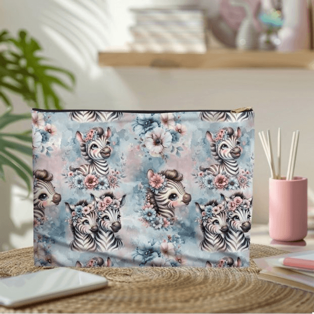 Pochette/trousse Zèbre 